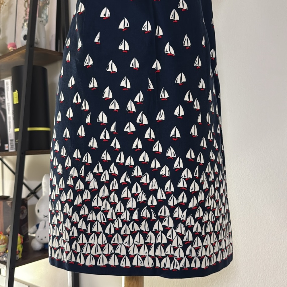 Nautical design Strapless Sheath dress - Picture 4 of 5